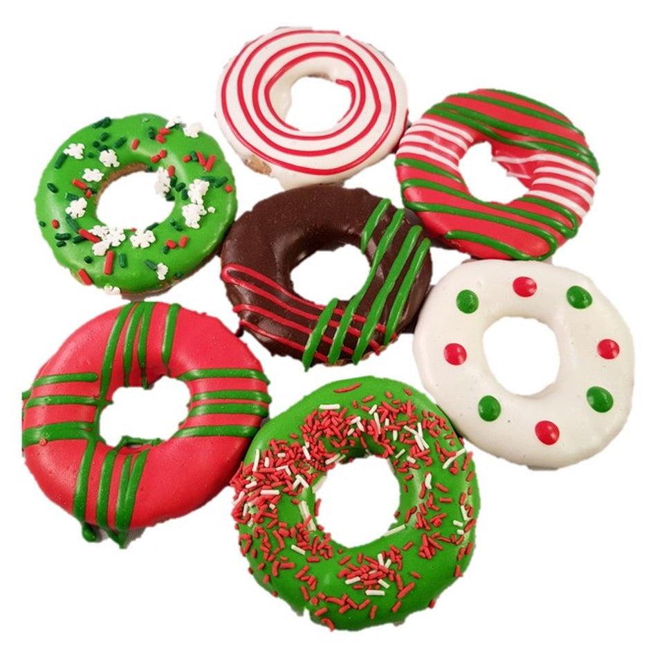 Limited Time - Large Christmas Doggy Donuts by Huds and Toke-0