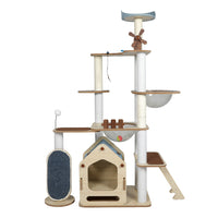 Thumbnail for Windmill Wood Cat Condo House 168cm-1