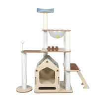 Thumbnail for Windmill Wood Cat Condo House 138cm-1