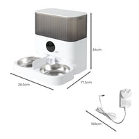 Thumbnail for Smart 7L Food Dispenser Pet Feeder with Wifi App & Camera-3