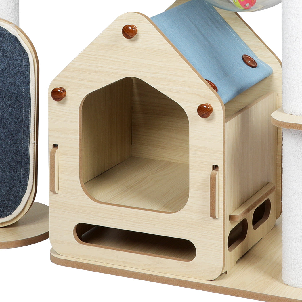 Windmill Wood Cat Condo House 168cm-3