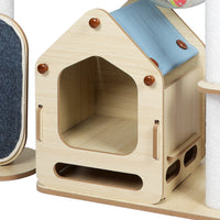 Thumbnail for Windmill Wood Cat Condo House 168cm-3