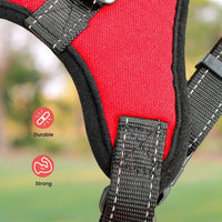 Thumbnail for FLOOFI XXL Size Dog Harness XL Size (Red)