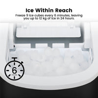 Thumbnail for Miraklass Ice Maker Machine Black 2.2L