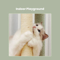 Thumbnail for Floofi 143cm Dinosaur Cat Condo Cat Tree Green