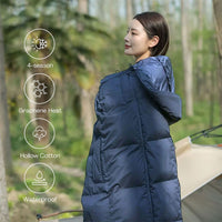 Thumbnail for KILIROO Sleeping Bag 350GSM Navy Blue