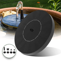 Thumbnail for NOVEDEN 1.5W Solar Fountain Water Pump for Bird Bath (Black)