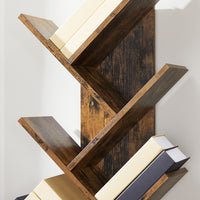 Thumbnail for VASAGLE 8 Tier Tree Bookshelf Rustic Brown