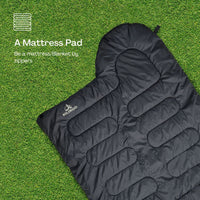 Thumbnail for KILIROO Sleeping Bag 350GSM Black