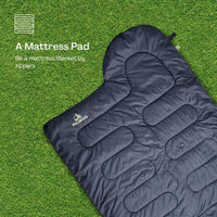 Thumbnail for KILIROO Sleeping Bag 350GSM Navy Blue