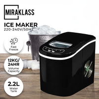 Thumbnail for Miraklass Ice Maker Machine Black 2.2L