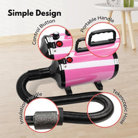 Thumbnail for Floofi Pet Hair Dryer Advance Button Version Pink