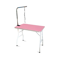 Thumbnail for Floofi Pet Grooming Table 90cm Single Pole (Pink)