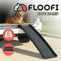 Thumbnail for FLOOFI Foldable Non-Slip Surface Dog Ramp for Car