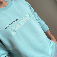 Thumbnail for HOPD Unisex Apparel Round Neck Sweater - Pets over people-2