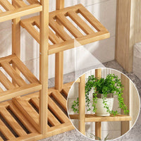 Thumbnail for Bamboo Plant Stand Rack 6 tier 7 Potted (120CM)