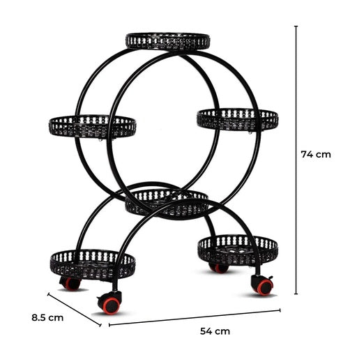 Indoor Outdoor Flower Holder Stand Shelf Display Multiple Flower Pot