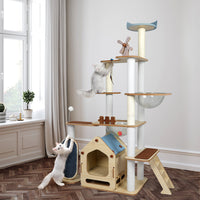 Thumbnail for Windmill Wood Cat Condo House 168cm-7