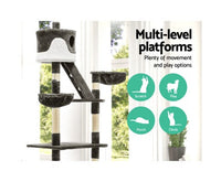 Thumbnail for Extra Tall 260cm Multi Level Cat Scratching Post-1