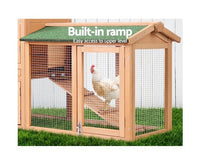 Thumbnail for Pet Wooden Hutch Coop with Run-4