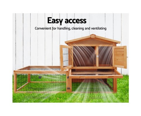 Pet 155cm Tall Wooden Pet Coop-2