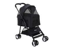 Thumbnail for Pet Stroller & Carrier Foldable Pram 3 in 1 - Black-0