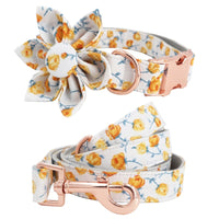 Thumbnail for Flower Collar & Lead Set in Yellow-1