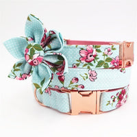 Thumbnail for Flower Collar & Lead in Blue Set-2