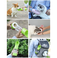 Thumbnail for Portable Outdoor Pet Drinking and Feeding Bottle (3 Colours)-4