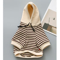 Thumbnail for Striped Cotton Dog Hoodie-2