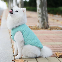 Thumbnail for Padded Luxe Dog Vest - Blue-2