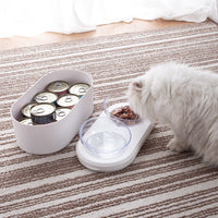 Thumbnail for Double Pet Bowl Feeder with Storage Space-2