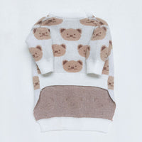 Thumbnail for Pup Print Cotton Dog Sweater-4