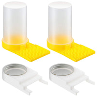 Thumbnail for 2 Pcs Beehive Water Dispenser and 2 Pcs Front Entrance Honey Beehive Feeder Beekeeping Tool-0