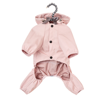 Thumbnail for The Waterproof Reflective Dog Raincoat - Dusty Blue-9
