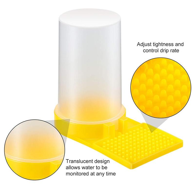 2 Pcs Beehive Water Dispenser and 2 Pcs Front Entrance Honey Beehive Feeder Beekeeping Tool-1