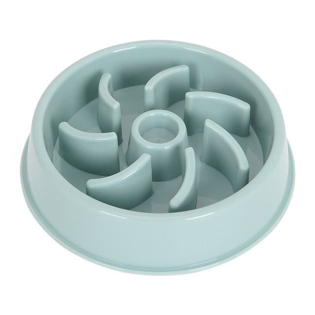 Slow Training Pet Feeder in Pastel Blue-0