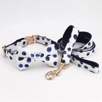 Thumbnail for Polka Dot Bow Collar & Lead Set-0