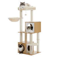 Thumbnail for Modern 130cm Cat Condo House - Beige-0