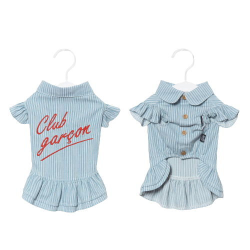 Light Denim Dog Dress-0