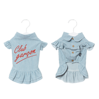 Thumbnail for Light Denim Dog Dress-0