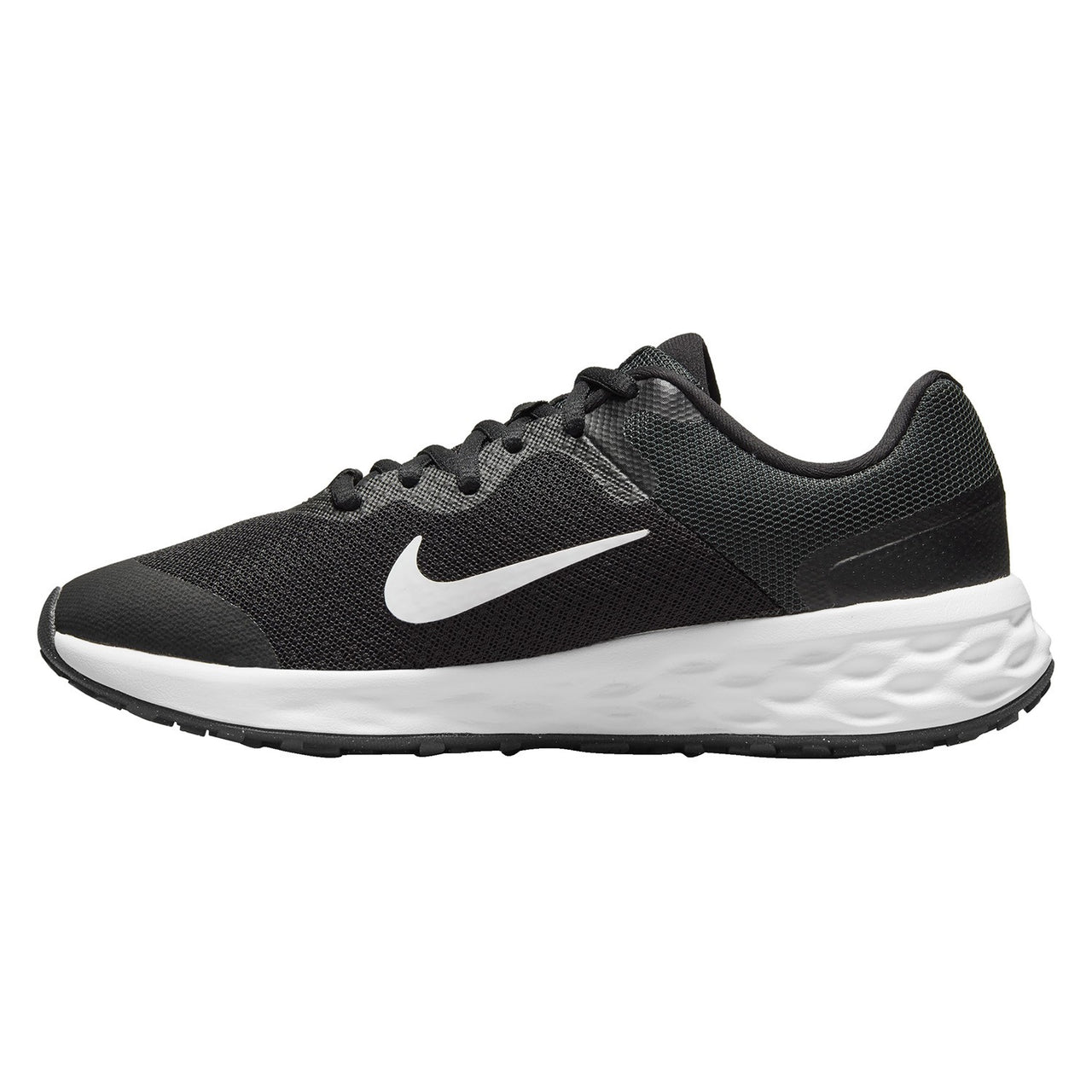 Nike Revolution 6 Grade School Unisex Shoes Black White DD1096-003