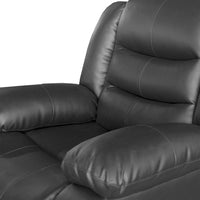 Thumbnail for Fantasy Recliner Pu Leather 1R Black