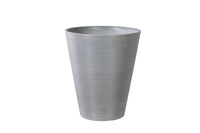 Thumbnail for Decorative Textured Round Grey Planter 47cm