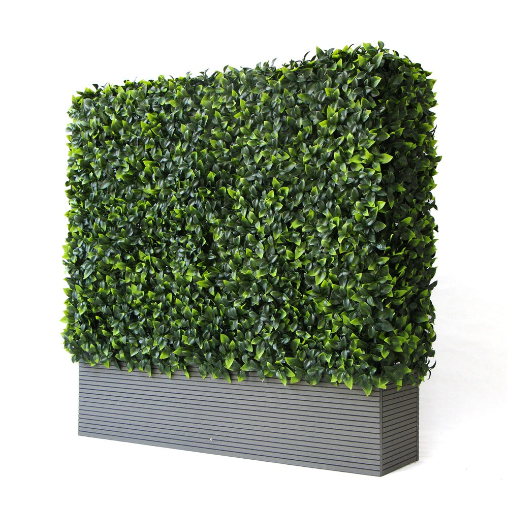 Portable Jasmine Artificial Hedge Plant UV Resistant 75cm x 75cm