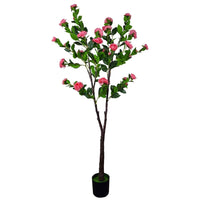 Thumbnail for Flowering Natural Pink Artificial Camellia Tree 180cm