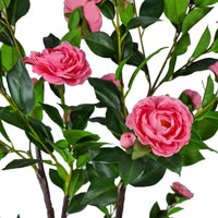 Thumbnail for Flowering Natural Pink Artificial Camellia Tree 100cm