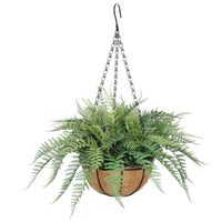 Thumbnail for Potted Fern Hanging Basket (Fresh Green) UV Resistant 55cm