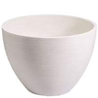 Thumbnail for Polished Vintage White Planter Bowl 30cm