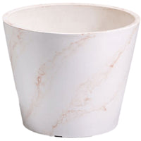 Thumbnail for Red & White Imitation Marble Pot 25cm